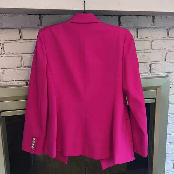 Worth New York Fuchsia Wool Blazer Size 8 - Picture 9 of 9